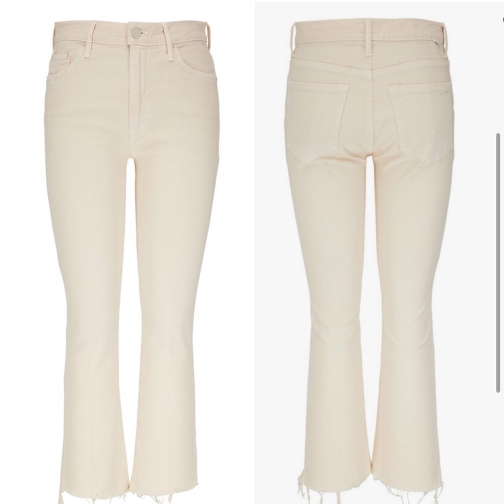 Mother Insider Crop Step Fray (Chalk it Up)